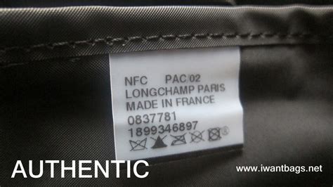 longchamp spot a fake made in france